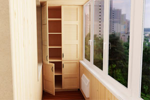 Красивый шкаф на балкон фото