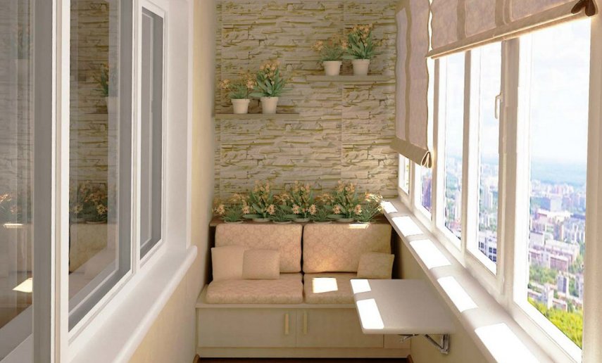 Фото мебели для балкона на заказ по индивидуальным размерам