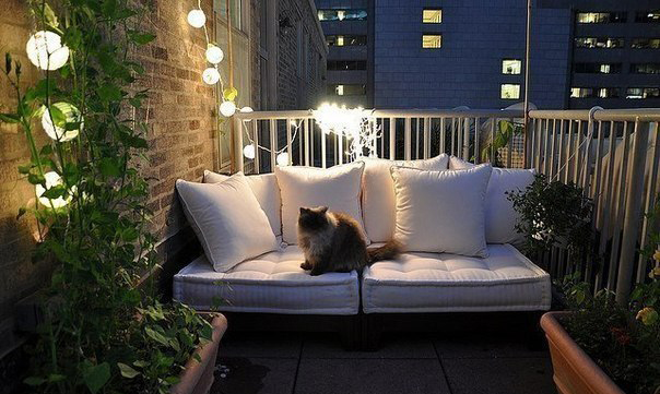 Фото мягкой мебели на балкон